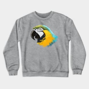 Blue-and-yellow macaw Crewneck Sweatshirt